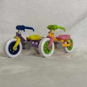 Bluey Playhouse Mini Bicycles Lot | Colorful Toy Bikes Accessories